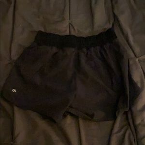 Black Lululemon shorts